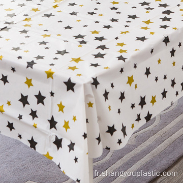 STARS IMPRESSE PARTIE PEVA TABLE COUVERTURE